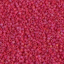 Miyuki delica beads 15/0 - Matted opaque red ab DBS-362